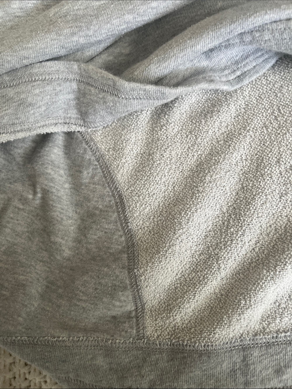 Aerie Mens Gray Hooded Henley Sweatshirt Pullover Medium Pockets * See Photos - Picture 14 of 16
